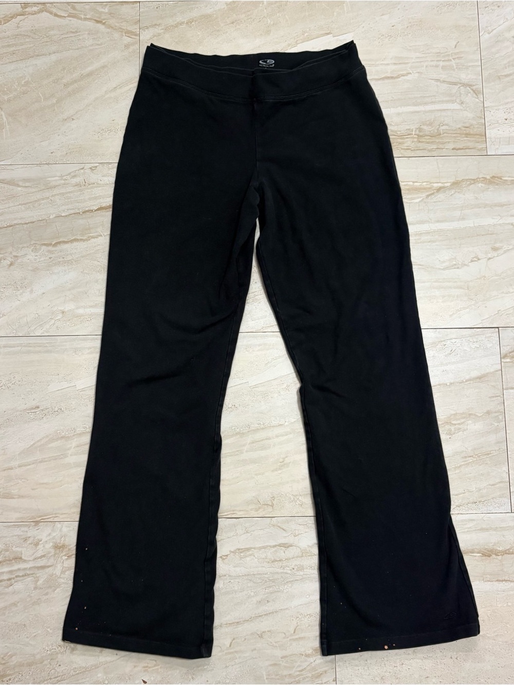 C9 by Champion Women's Size Large Black Cotton Blend Flare Yoga Pants